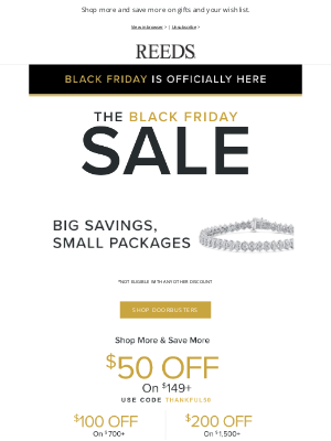 REEDS Jewelers - 🔓 Black Friday deals UNLOCKED 🔓