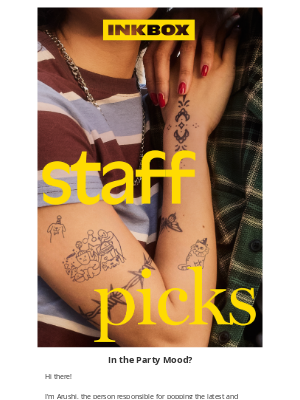 inkbox - staff picks from… me!