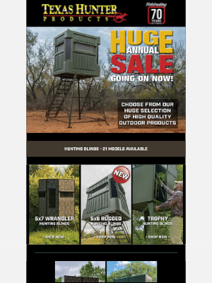 Texas Hunter Products - Texas Hunter's Huge Annual Sale