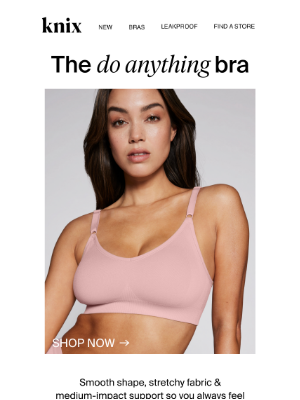 Knix - Can't decide? How about a bra that does it all?
