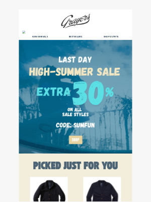 Grayers - A Sale Way Too Good To Miss