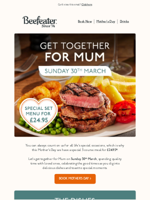 Brewers Fayre (United Kingdom) - Treat Mum this Mother's Day ❤️