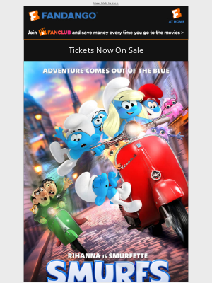 Fandango - Get Tickets for SMURFS Today 🍄