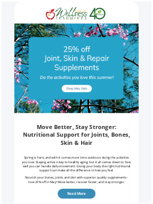 Wellness Resources - Move better, stay stronger!