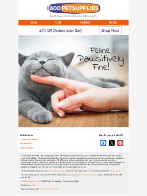 PetSupplies.com - Happiest of Mothers' Days to All...25% Off Your Order