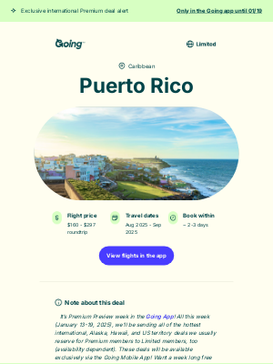 Scott’s Cheap Flights - 🤩 *Premium* Puerto Rico —  $160 to $297 (Aug-Sep)