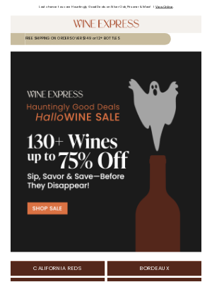 Wine Enthusiast Catalog - LAST CALL: Up to 75% OFF Select Wines—Ends Tonight!