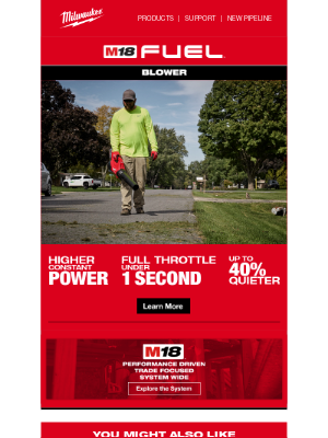 Milwaukee Tool - Clear More Grass & Light Debris