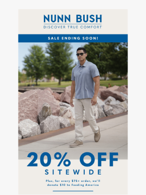 Nunn Bush - Take 20% Off Sitewide!