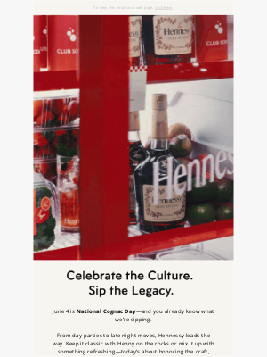 Hennessy - You already know what we’re pouring... 🥃