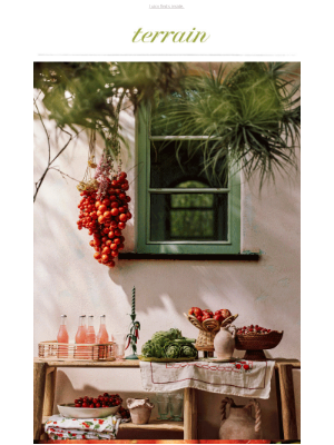 Terrain - Just picked: THE TOMATO TABLE 🍅