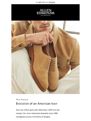 Allen Edmonds - Our #1 bestseller, 4 essential styles