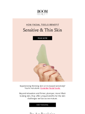 BOOM by Cindy Joseph - Sensitive and thinning skin?