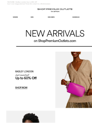 Simon Property Group - JUST IN: Up to Extra 65% Off Select New Arrivals