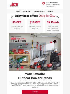 Ace Hardware - Become a Greenery Guru with Outdoor Power Tools