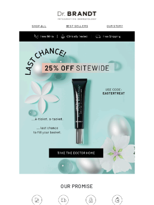 dr. brandt Skincare - Last Call For 25% Off