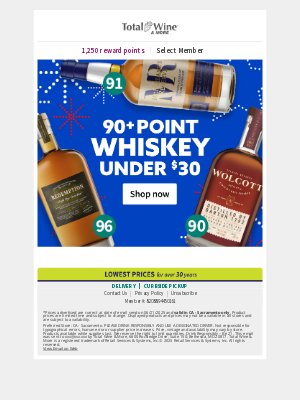 Total Wine & More - 90+ Point Whiskey Under $30