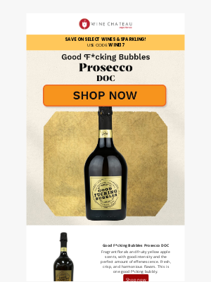 Wine Chateau - Taste This Fantastic Prosecco! 🍾