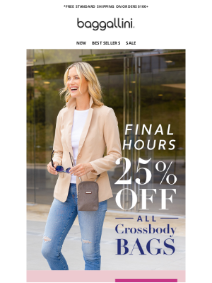 baggallini - Final Hours 🔔 25% off ALL Crossbody Baggs 🔔