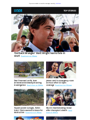 9NOW (Australia) - PM Edition: Outback Wrangler star learns fate | Jelena Dokic rushed to hospital