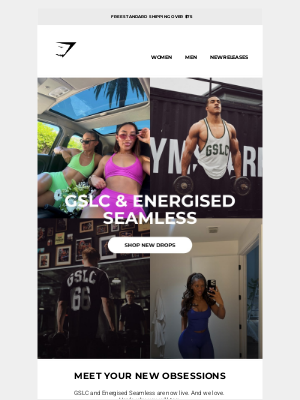 Gymshark - GSLC & Energised Seamless are LIVEEE 🔥