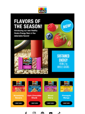 KIND Snacks - Discover the new flavors of the season! 🤩