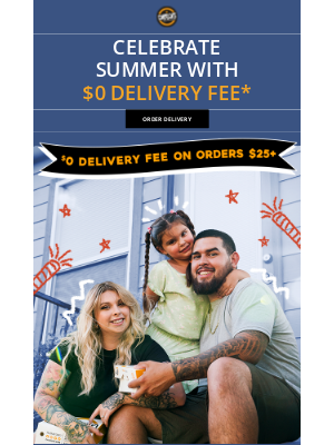 Church's Chicken - $0 Delivery Fee to Kick Off Your Summer 😎🔥