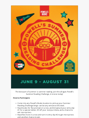 Powell's Books - ☀️ Join the Powell's Summer Reading Challenge!
