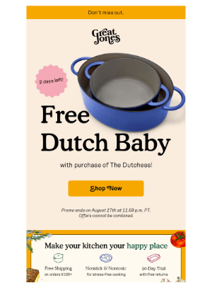 Great Jones - Only Two Days Left!