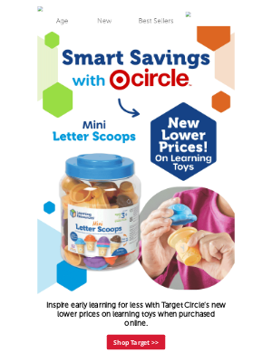 Learning Resources - Shop New Lower Target Circle Prices on Toys That Teach