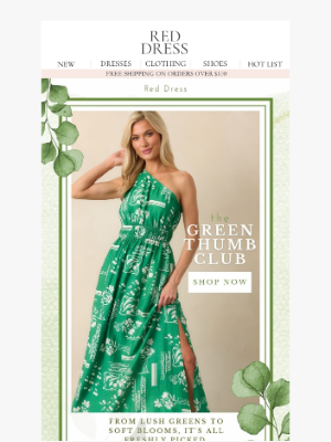Red Dress Boutique - Fresh Greens, Fresh Looks🌿