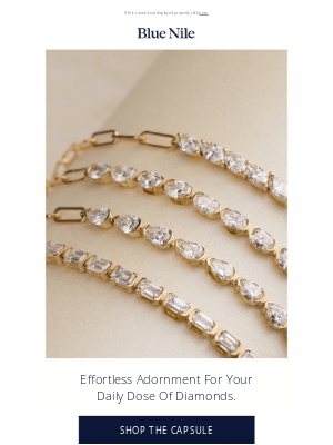 Blue Nile - Now Arriving: Mini Half Tennis Bracelets