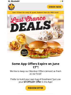 Hardee's - App Offers Expiring 🔜
