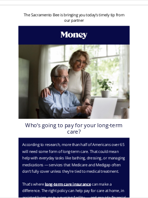 The Sacramento Bee - Don’t wait until retirement to buy long-term care insurance