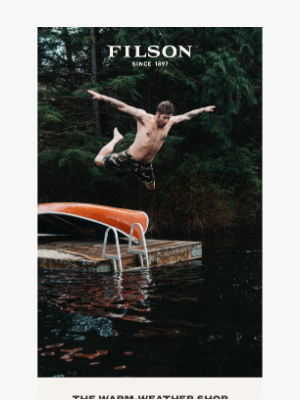 Filson - New Pattern & Colors of Cooper Lake Trunks