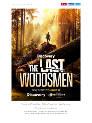 Discovery Channel - The Last Woodsmen Starts Tonight at 9p on Discovery!