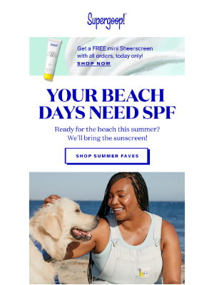 Supergoop! - Beach-ready SPFs