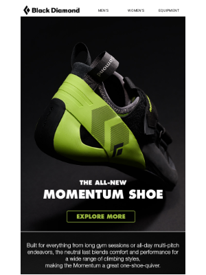 Black Diamond Equipment - Introducing: The All-New Momentum Shoes