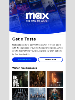 HBO Max - Finish signing up today…