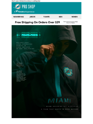 Miami Dolphins - All New Rivalries Collection Drop >> Order Yours Now!