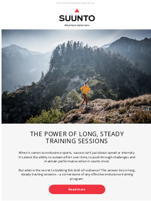 suunto - The power of long, steady training sessions
