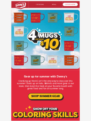 Denny's - Summer is on at Denny’s! ️🔥️