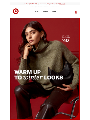 Target (Australia) - Warm up to winter looks | NEW Lily Loves