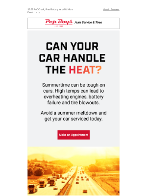 Pep Boys - Is Your Car Ready for the Road Ahead?