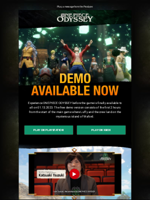 Bandai Namco - Play the Demo Today!