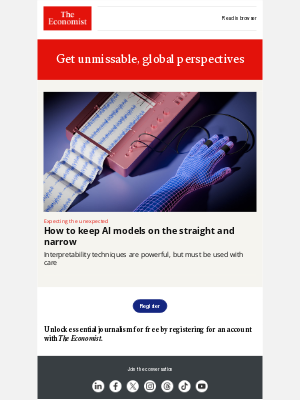 The Economist - Spotlight story: How to keep AI models on the straight and narrow