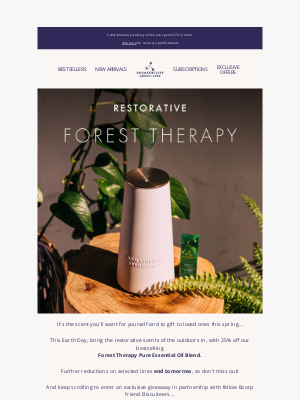 Aromatherapy Associates - Hurry, Upto 25% Off Ends Tomorrow!⌛