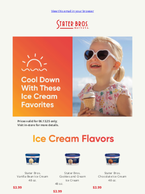Stater Bros. - Beat the Heat with These Ice Cream Must-Haves 🍦