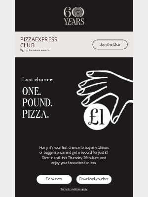 PizzaExpress (United Kingdom) - Sheila, £1 Pizza?