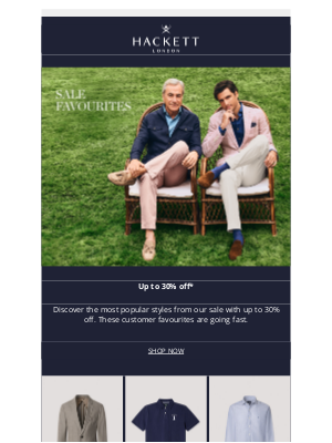 Hackett London - The Best of the Sale